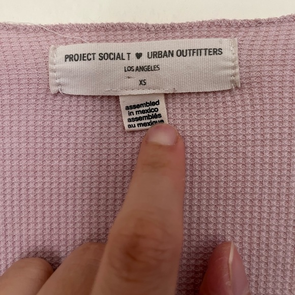 PST x UO mauve wrapped light sweater - Picture 5 of 5